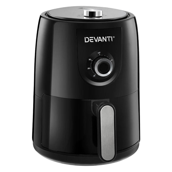 Devanti 1.8L Air Fryer Electrice Fryers Oil Free Airfryer Healthy Cooker Kitchen