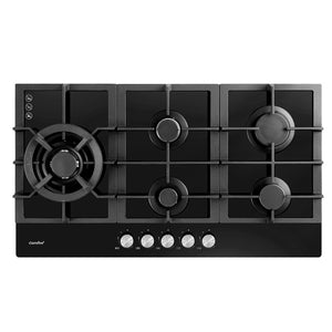 Comfee Gas Cooktop 5 Burner Kitchen Gas Hob Cook Top Trivets Stove Black NG LPG