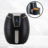 Kitchen Couture 4 Litre Air Fryer Digital Display Black 1400W Healthy Cooker  Black