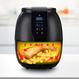 Kitchen Couture 3.5 Litre Digital Display Black Air Fryer Oil Free Cooking  Black